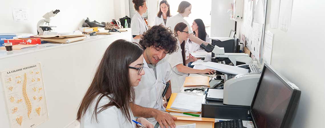 Salle des internes en neurologie, rhumatologie et douleur.