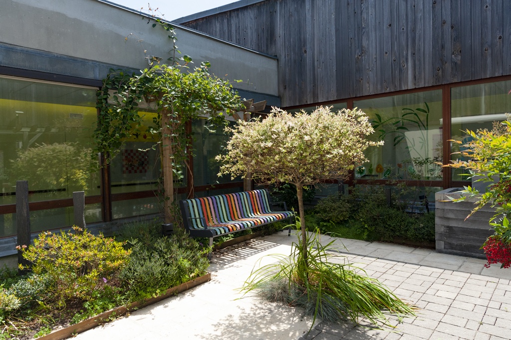 Le jardin Zen à l'UHR Oissel